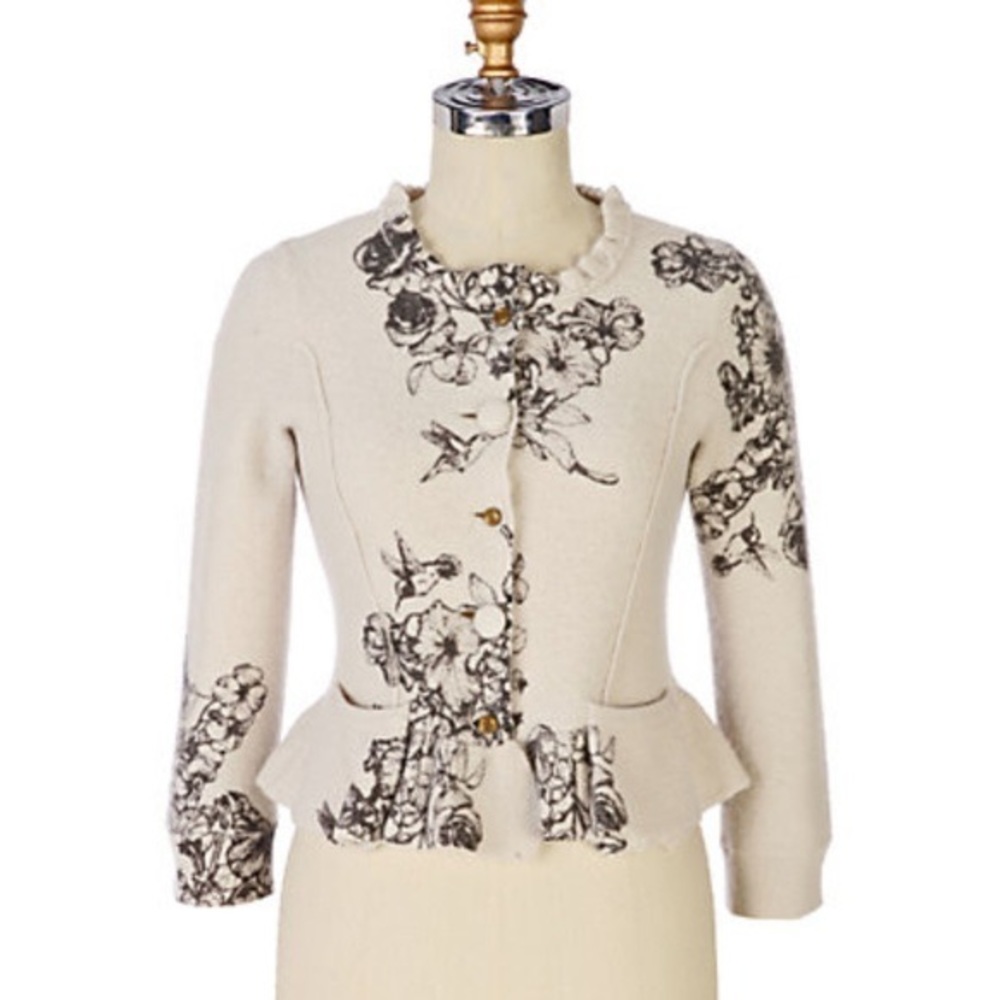 Anthropologie Sleeping on Snow Kittiwake Sweater